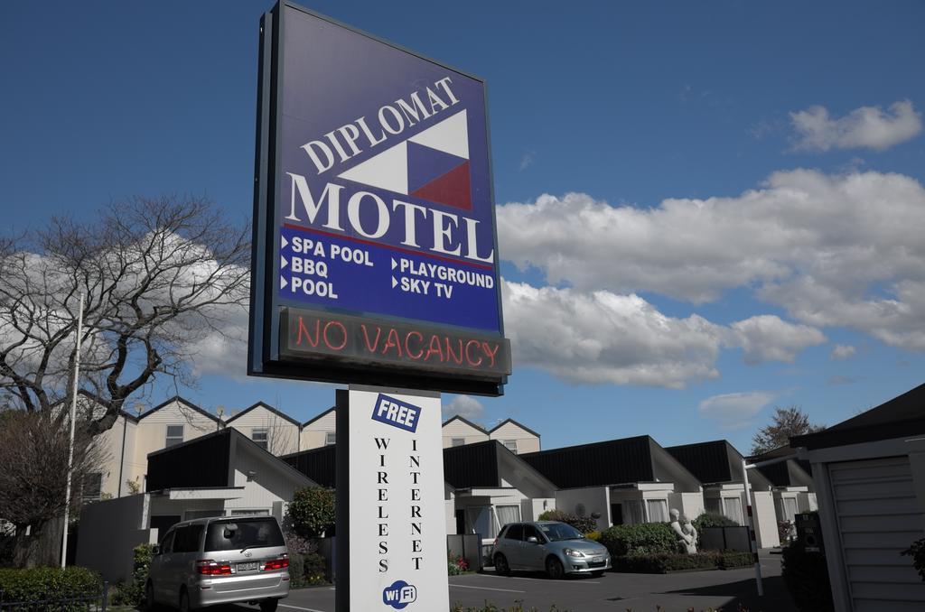 Diplomat Motel Christchurch Ngoại thất bức ảnh